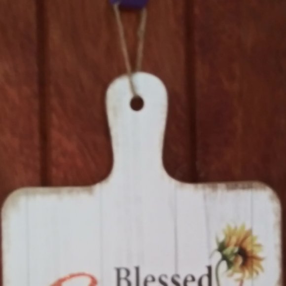 Blessed Beyond Measure Cutting Board Sign - Picture 5 of 5